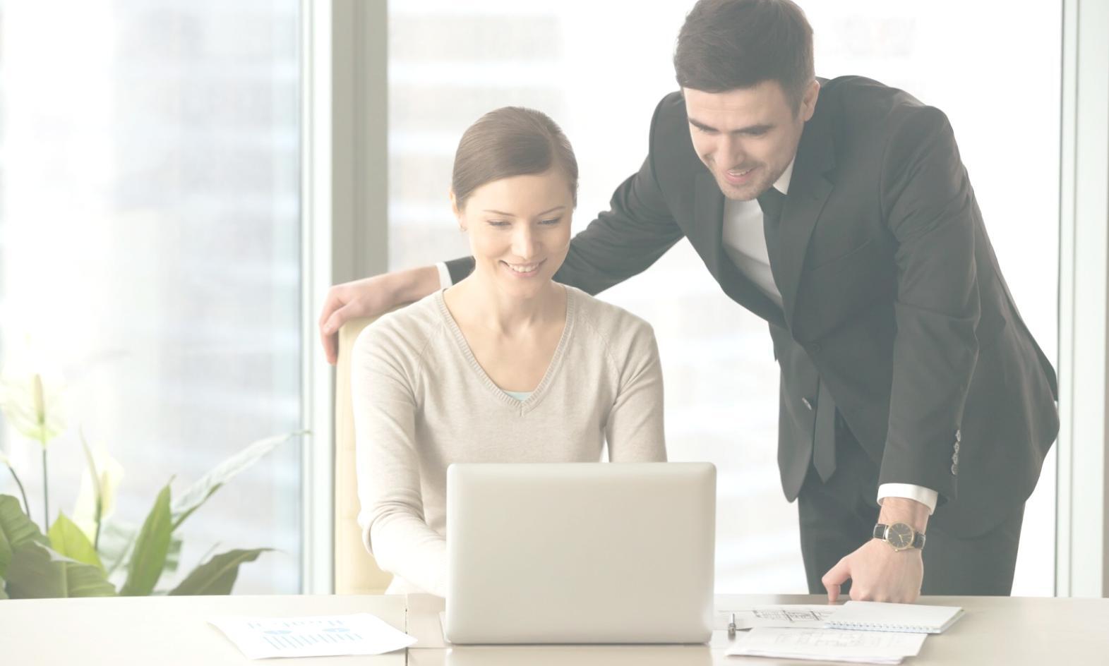 Professional team collaborating on financial analysis projects